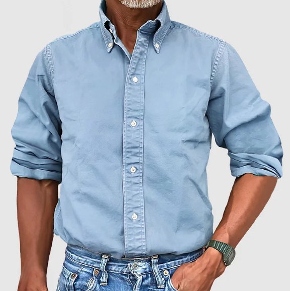 BRIAN™ | Men's Classic Cotton Oxford Shirt