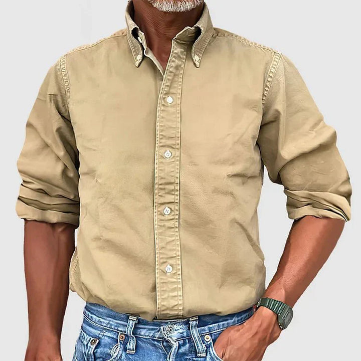BRIAN™ | Men's Classic Cotton Oxford Shirt