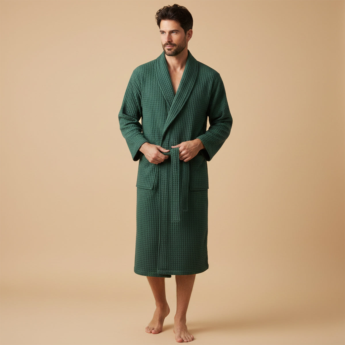 BRAIN™ | Waffle Bathrobe