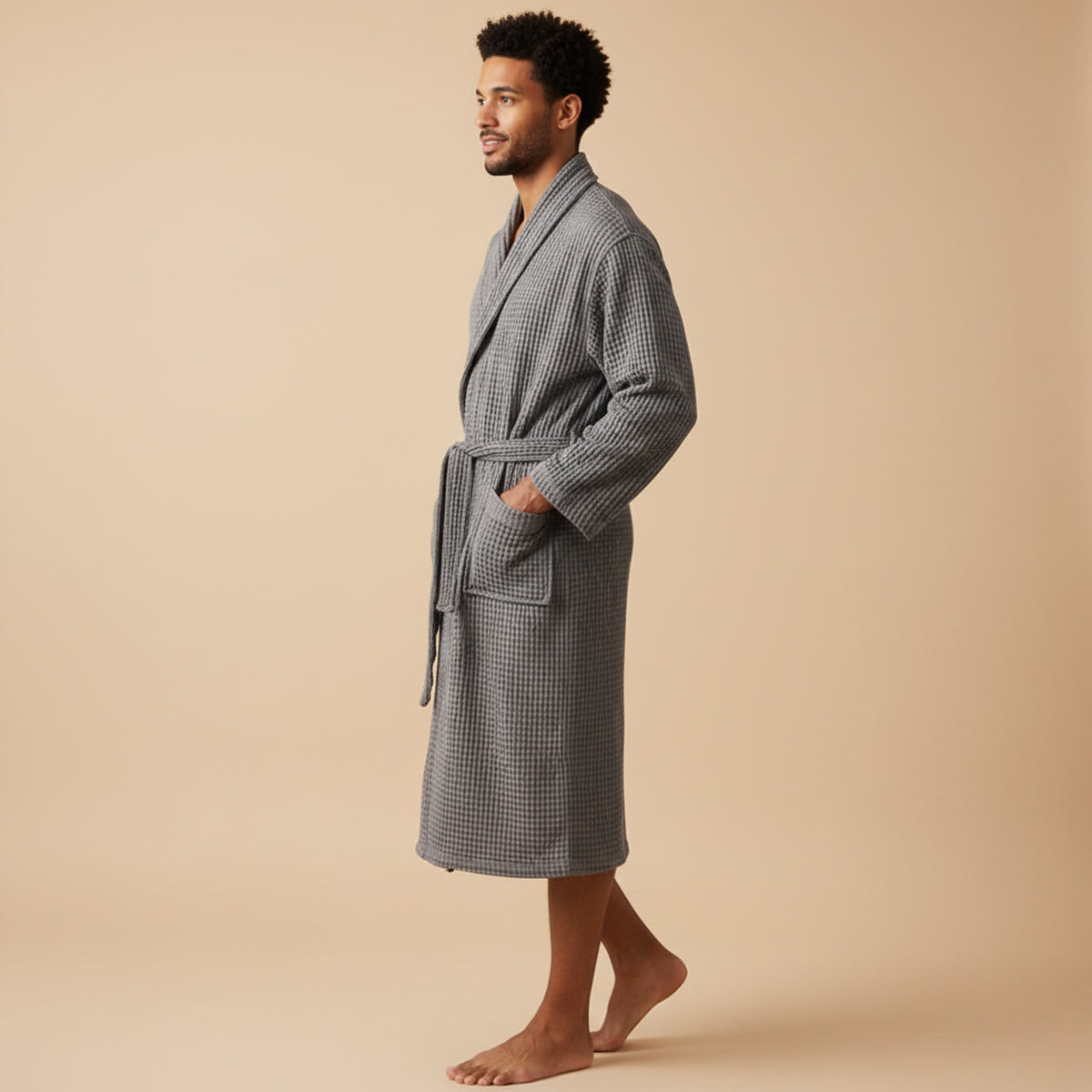 BRAIN™ | Waffle Bathrobe