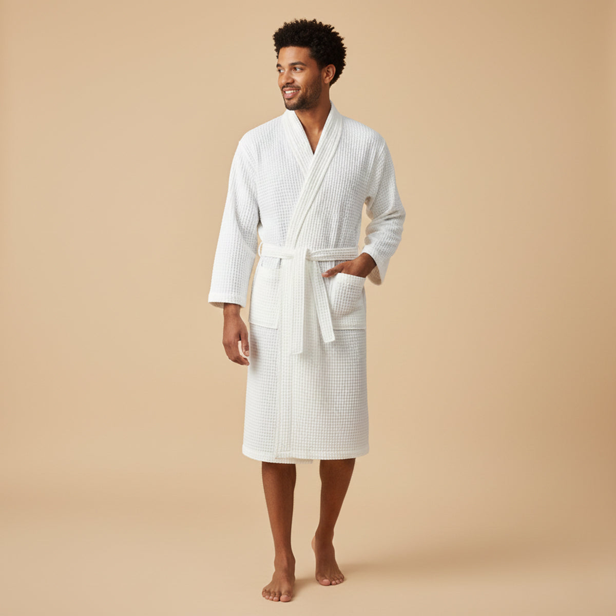 BRAIN™ | Waffle Bathrobe