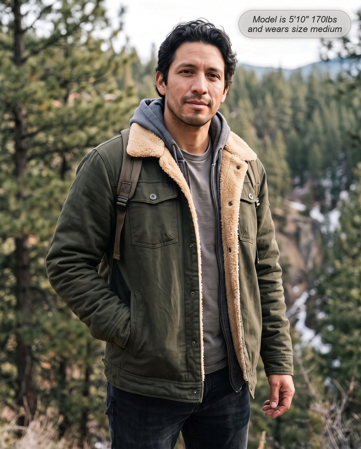 BRIAN™ | Sentinel - Regular Fit Sherpa Jacket
