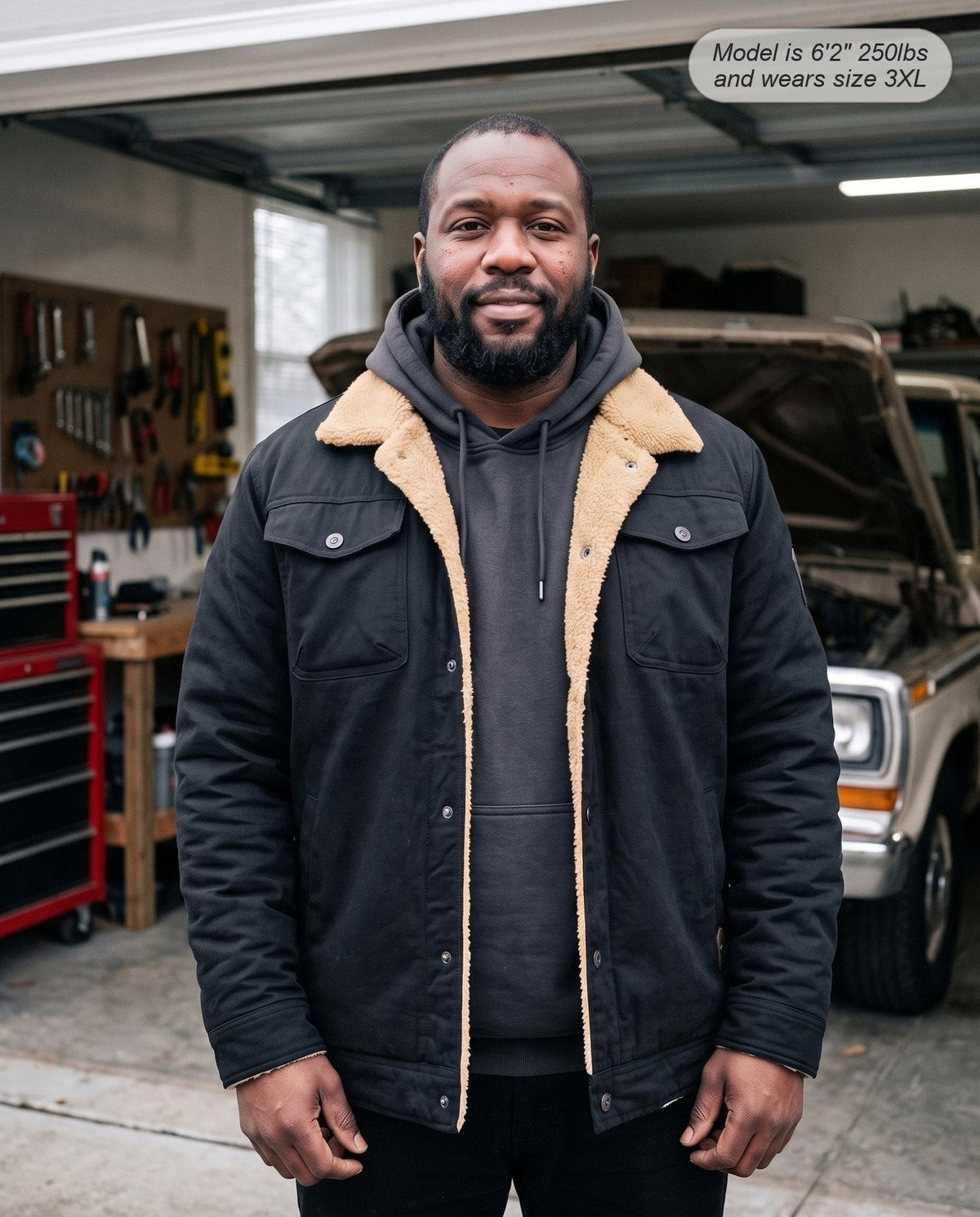 BRIAN™ | Sentinel - Regular Fit Sherpa Jacket