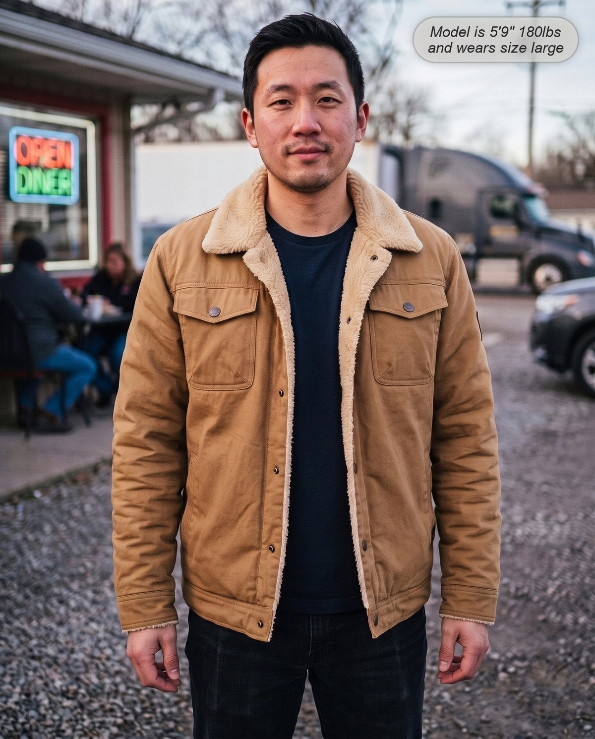 BRIAN™ | Sentinel - Regular Fit Sherpa Jacket