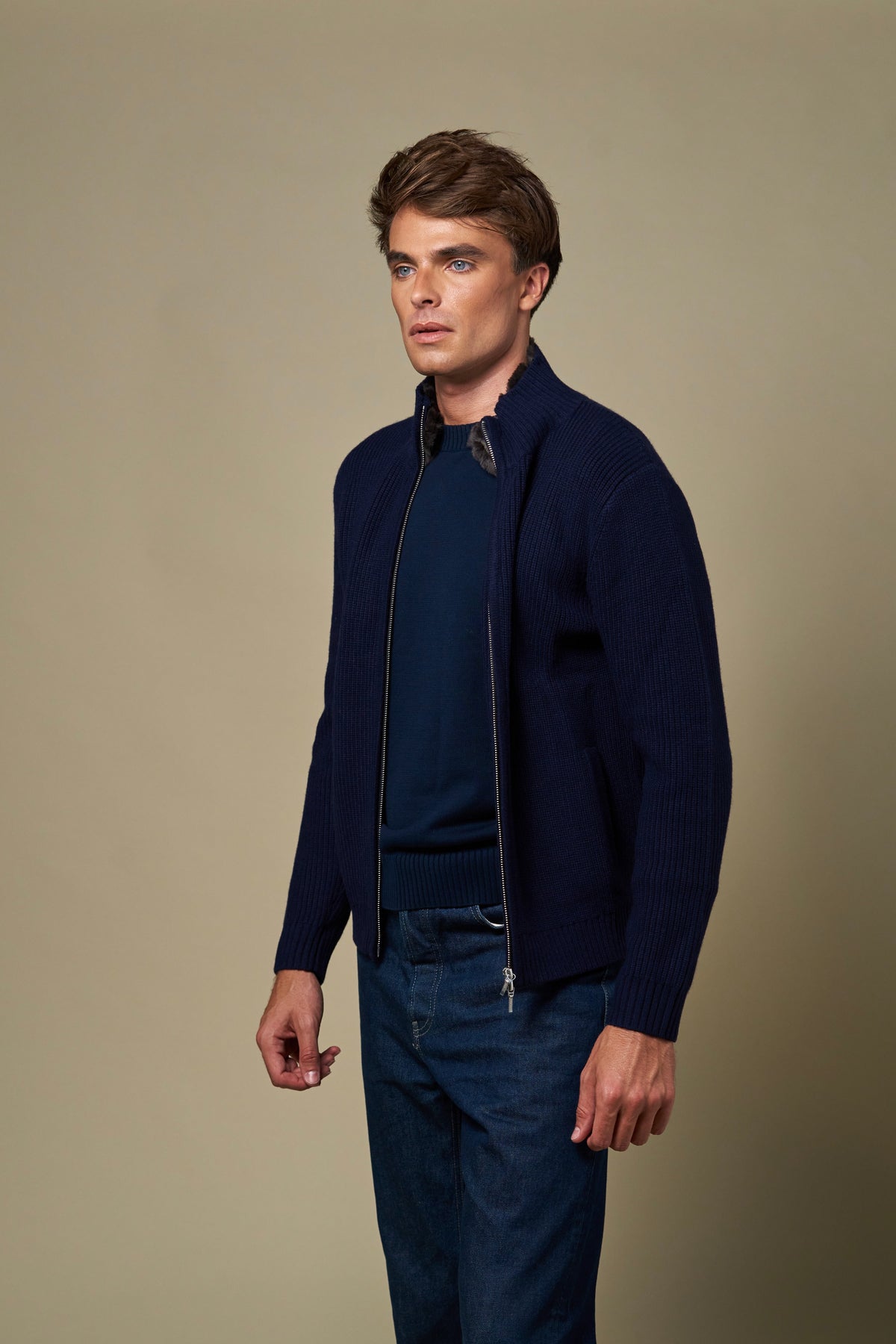 BRIAN™ | Genuine Fur Collar Blouson