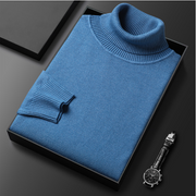 Men's Solid-Color Premium Turtleneck Sweater