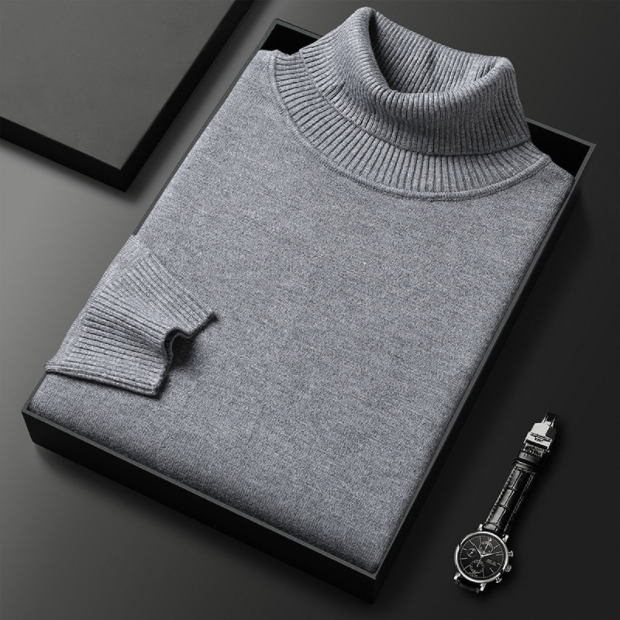 BRIAN™ | Men's Solid-Color Premium Turtleneck Sweater