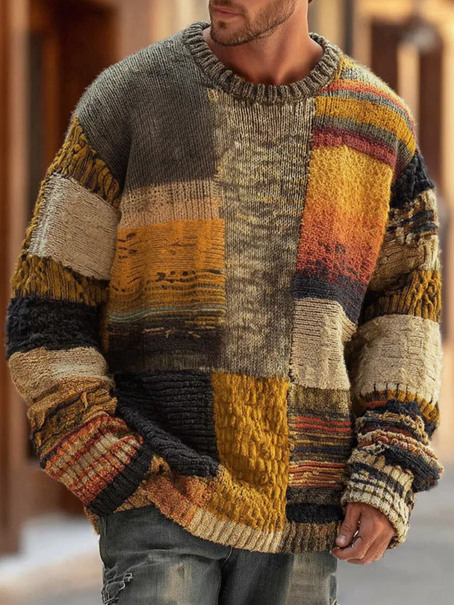 BRAIN™ | ABSTRACT KNIT SWEATER