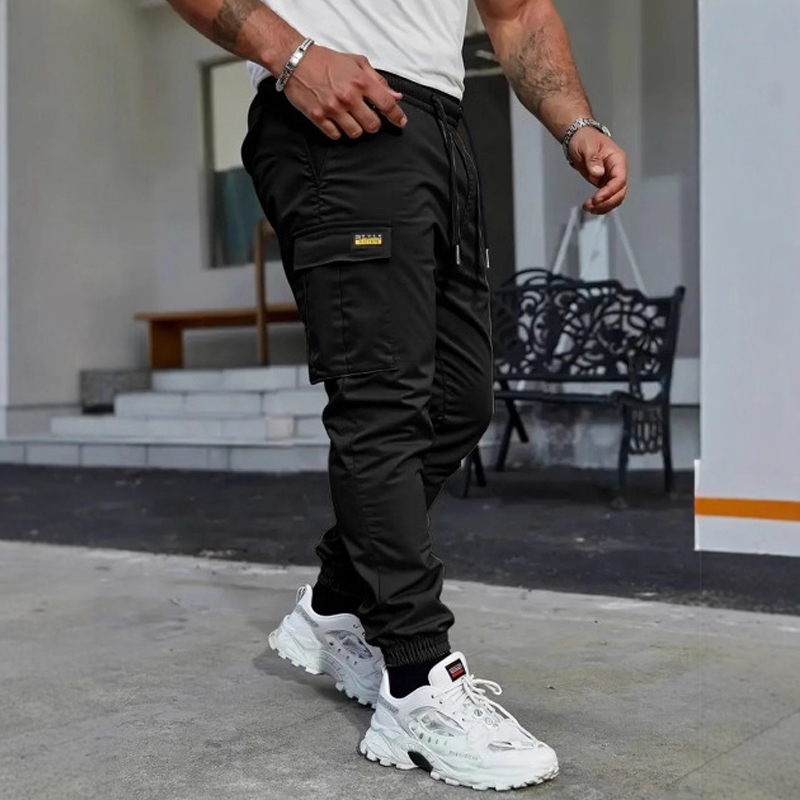 BRIAN™ | Men's Cargo Joggers – Drawstring Waist & Tapered Fit