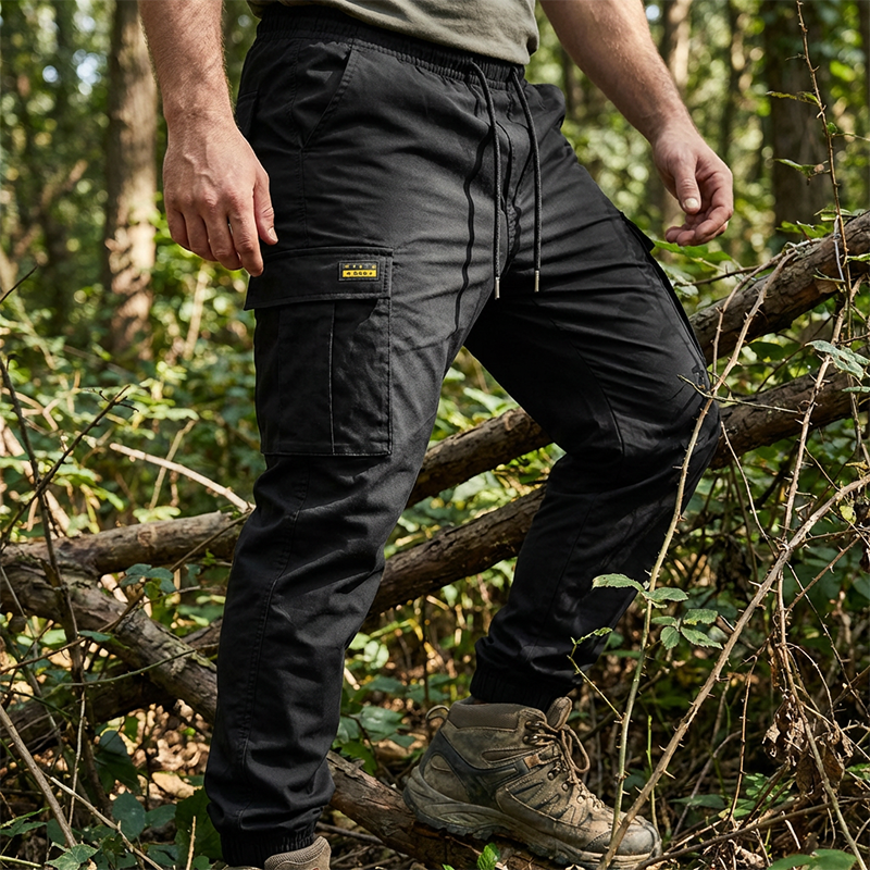 BRIAN™ | Men's Cargo Joggers – Drawstring Waist & Tapered Fit