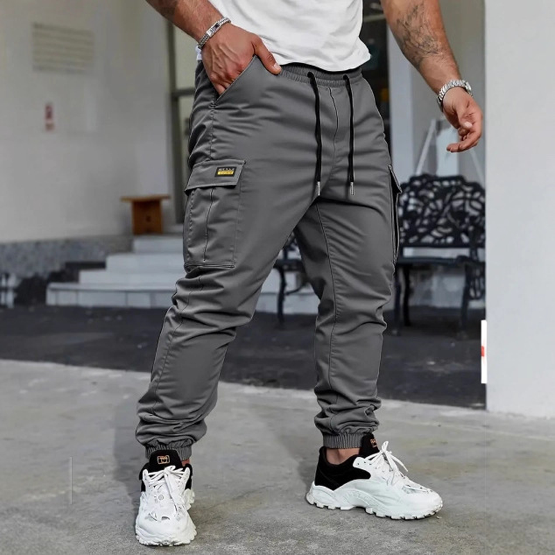 BRIAN™ | Men's Cargo Joggers – Drawstring Waist & Tapered Fit