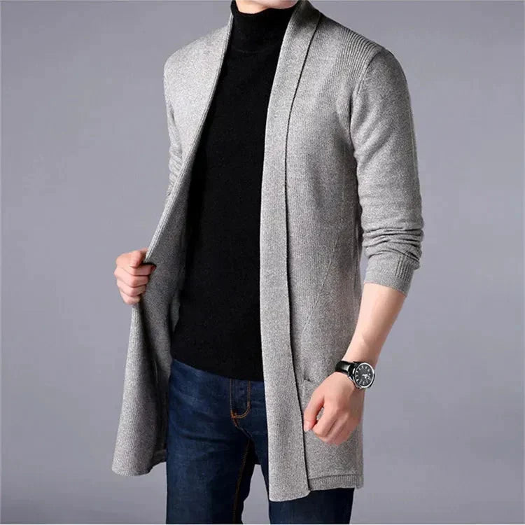 BRIAN™ | Men’s Long Knit Cardigan