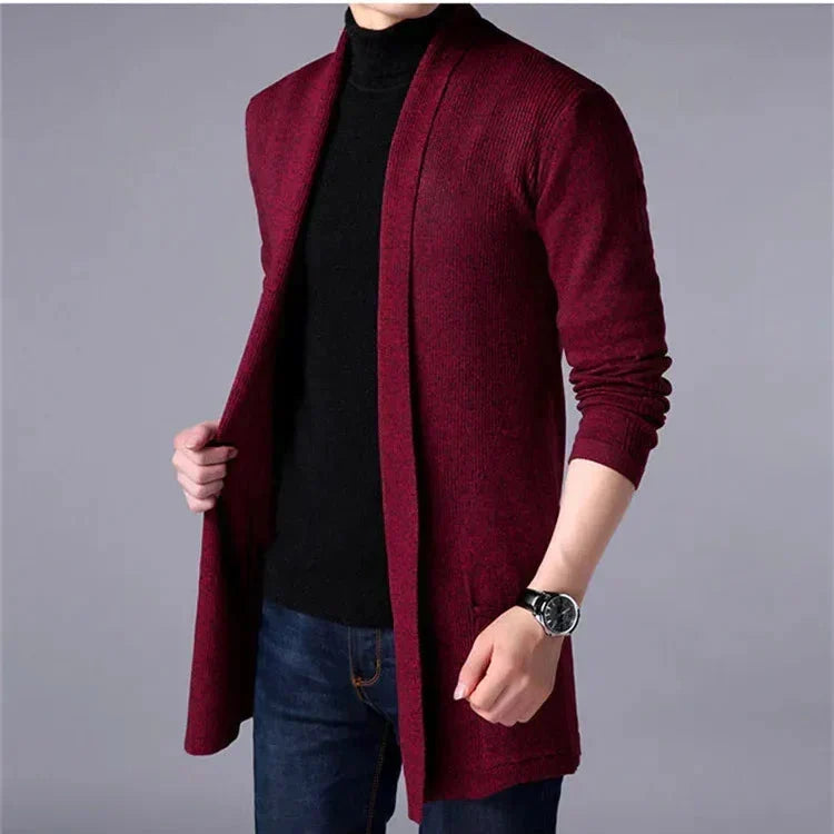 BRIAN™ | Men’s Long Knit Cardigan