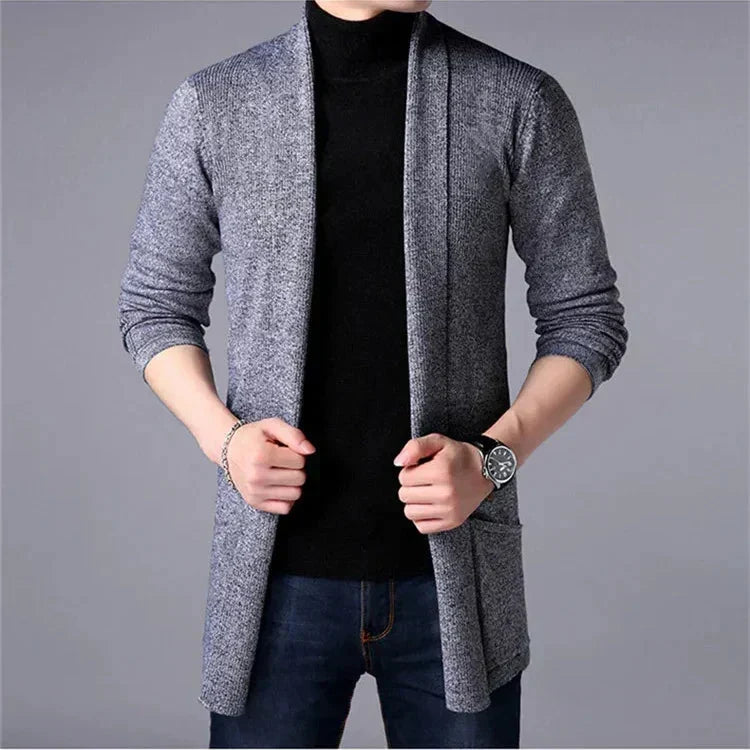 BRIAN™ | Men’s Long Knit Cardigan