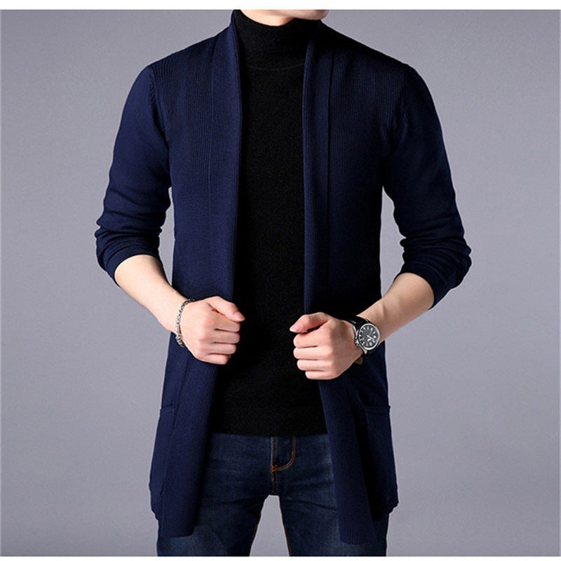 BRIAN™ | Men’s Long Knit Cardigan