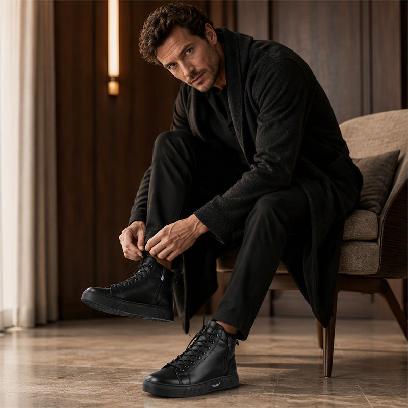BRIAN™ | Waterproof Genuine Leather Combat Boots