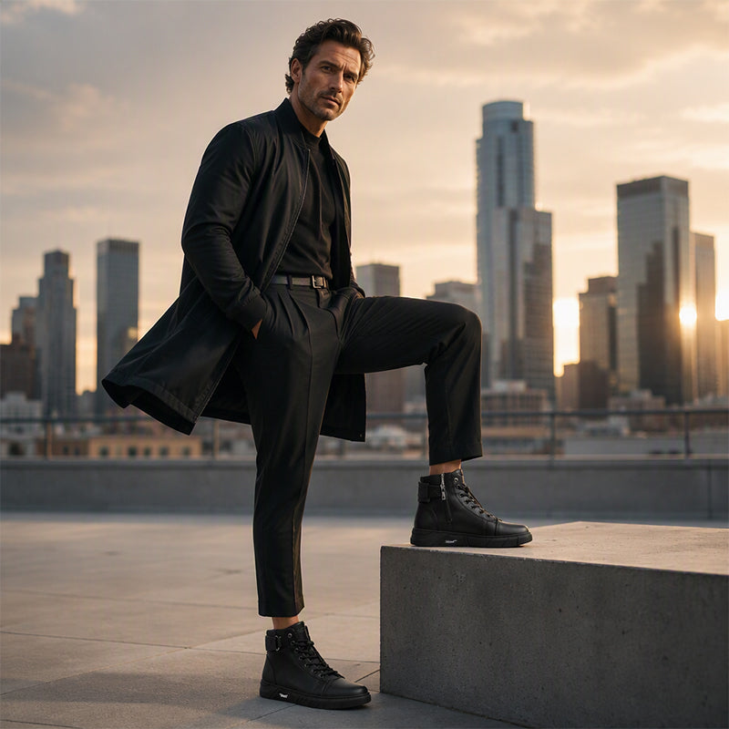 BRIAN™ | Waterproof Genuine Leather Combat Boots