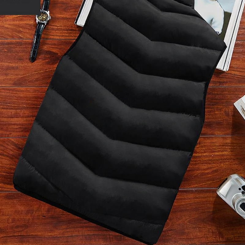 BRIAN™ | Men's Quilted Vest with Stand-Up Collar