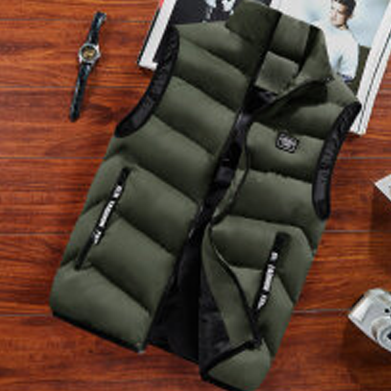 BRIAN™ | Men's Quilted Vest with Stand-Up Collar