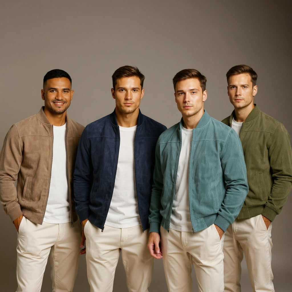 BRIAN™ | SUEDE BOMBER JACKET