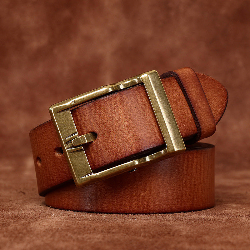 BRIAN™ | Vintage Distressed Leather Belt