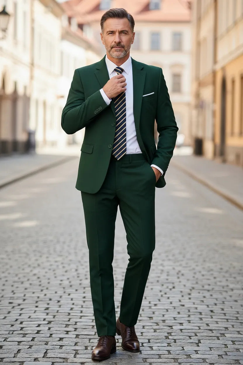 BRIAN™ | Men's Office-Style Two-Button Two-Piece Suit