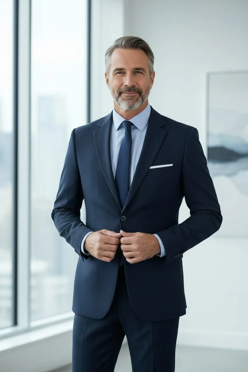 BRIAN™ | Men's Office-Style Two-Button Two-Piece Suit