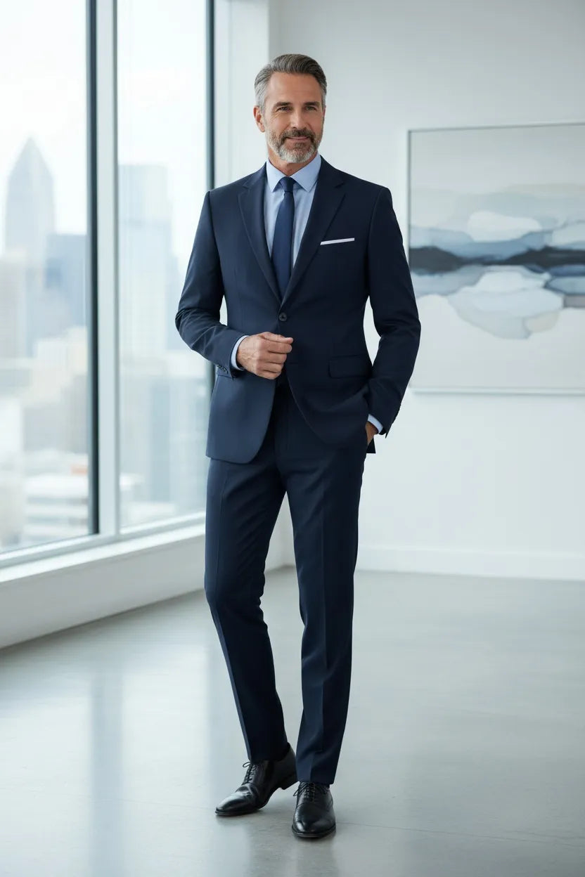 BRIAN™ | Men's Office-Style Two-Button Two-Piece Suit