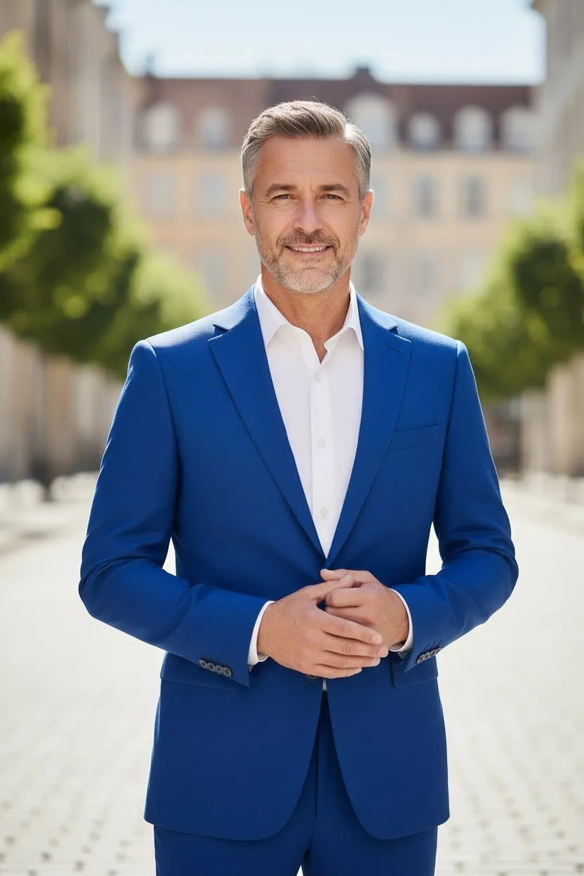 BRIAN™ | Men's Office-Style Two-Button Two-Piece Suit