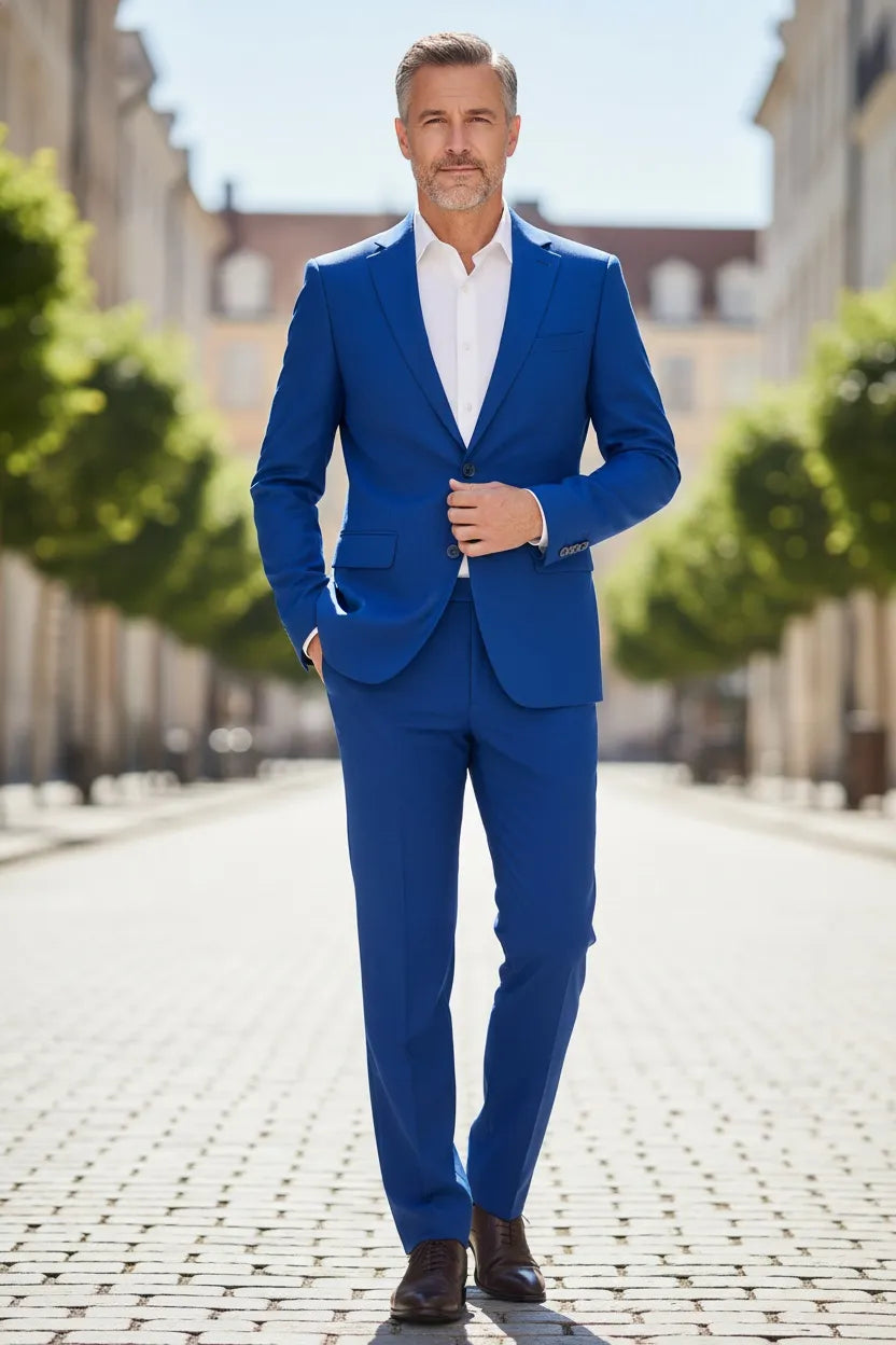 BRIAN™ | Men's Office-Style Two-Button Two-Piece Suit