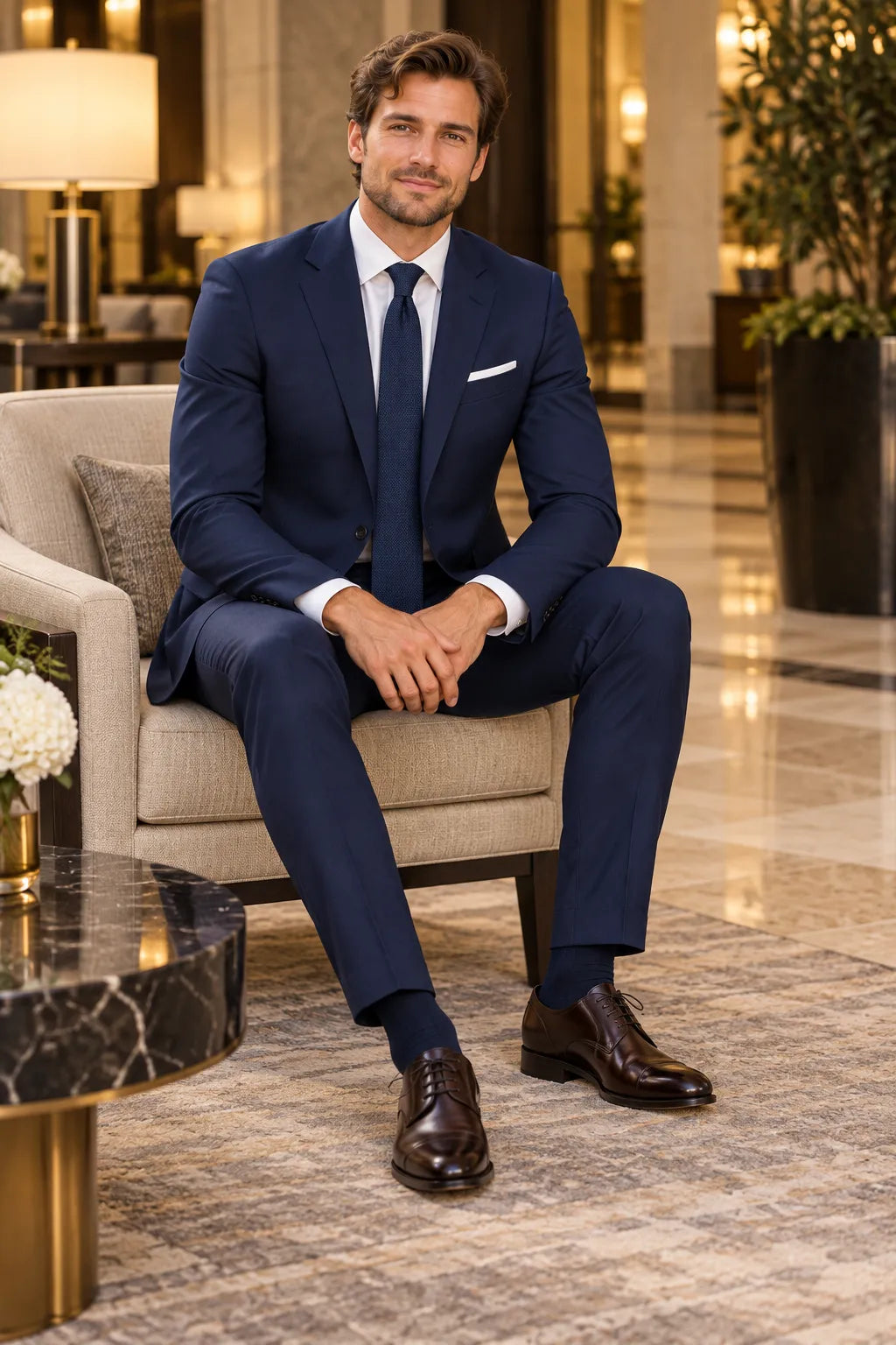 BRIAN™ | Men's Classic Single-Breasted 2-Piece Suit