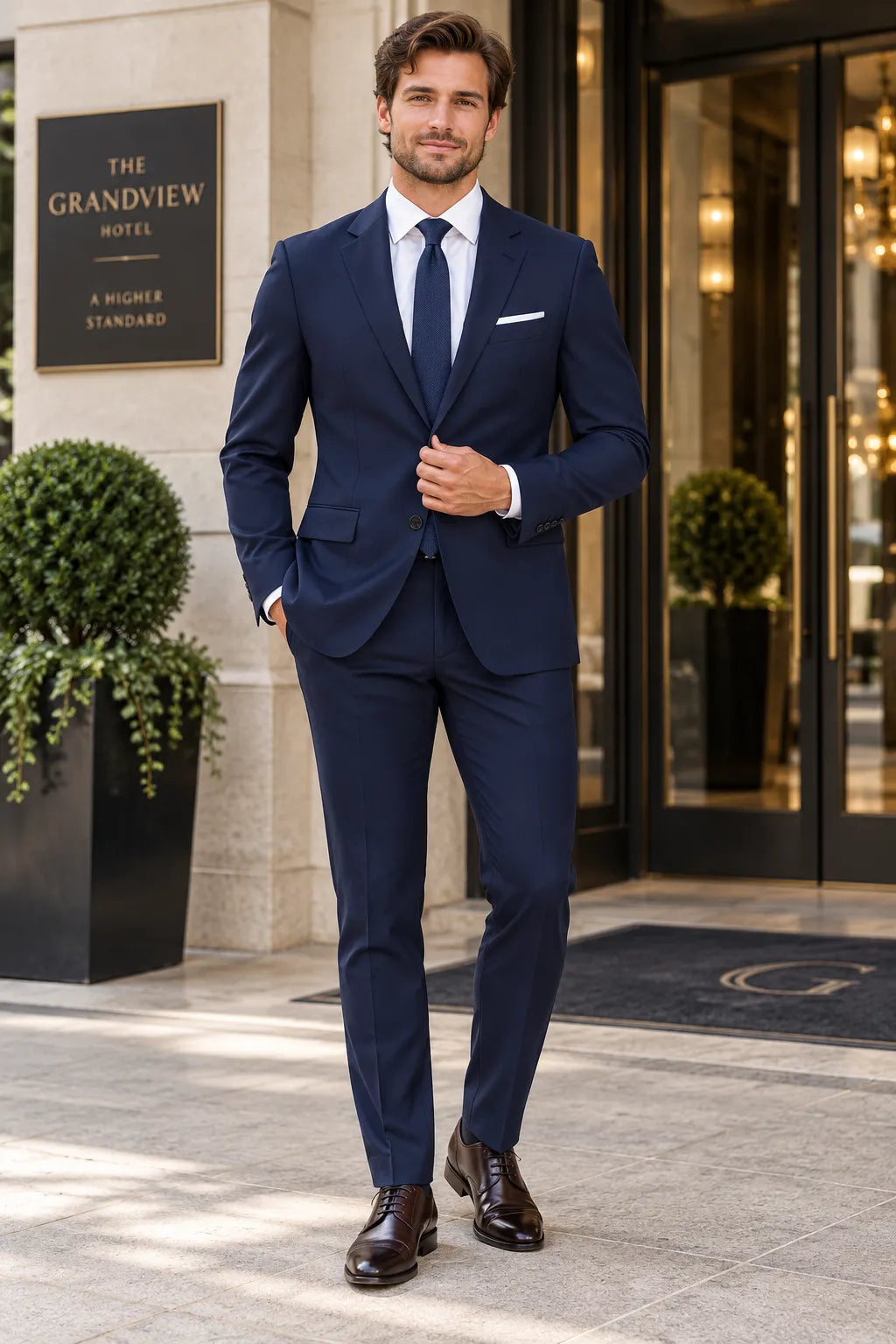 BRIAN™ | Men's Classic Single-Breasted 2-Piece Suit