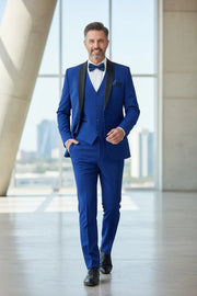 BRIAN™ | Men's Modern Shawl-Collar 3-Piece Suit