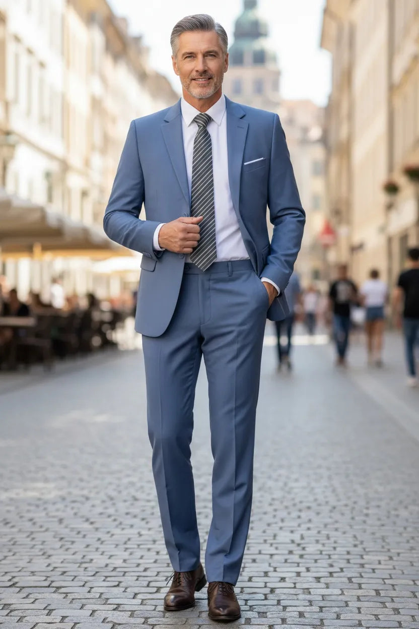BRIAN™ | Men's Office-Style Two-Button Two-Piece Suit