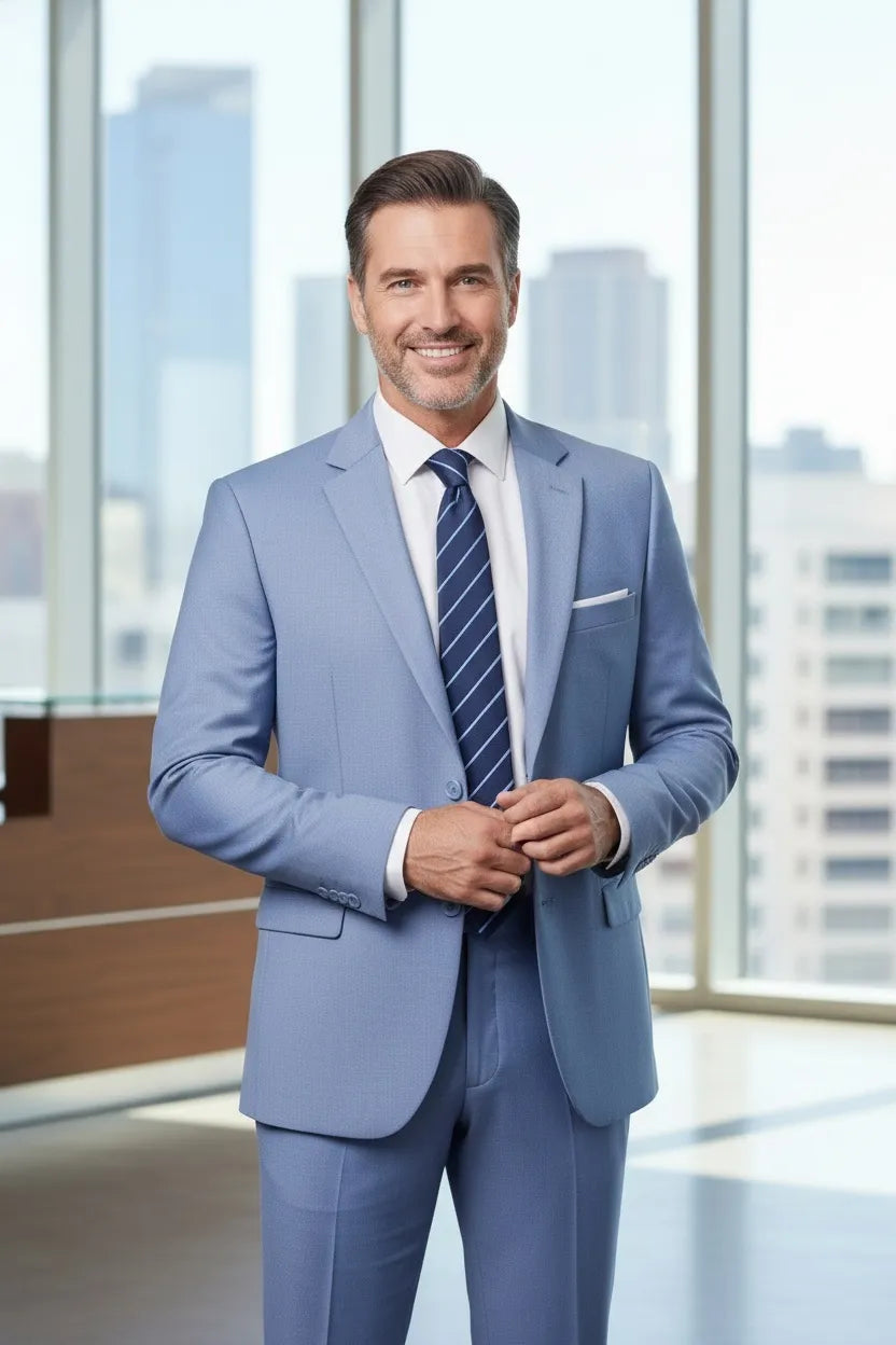BRIAN™ | Men's Office-Style Two-Button Two-Piece Suit