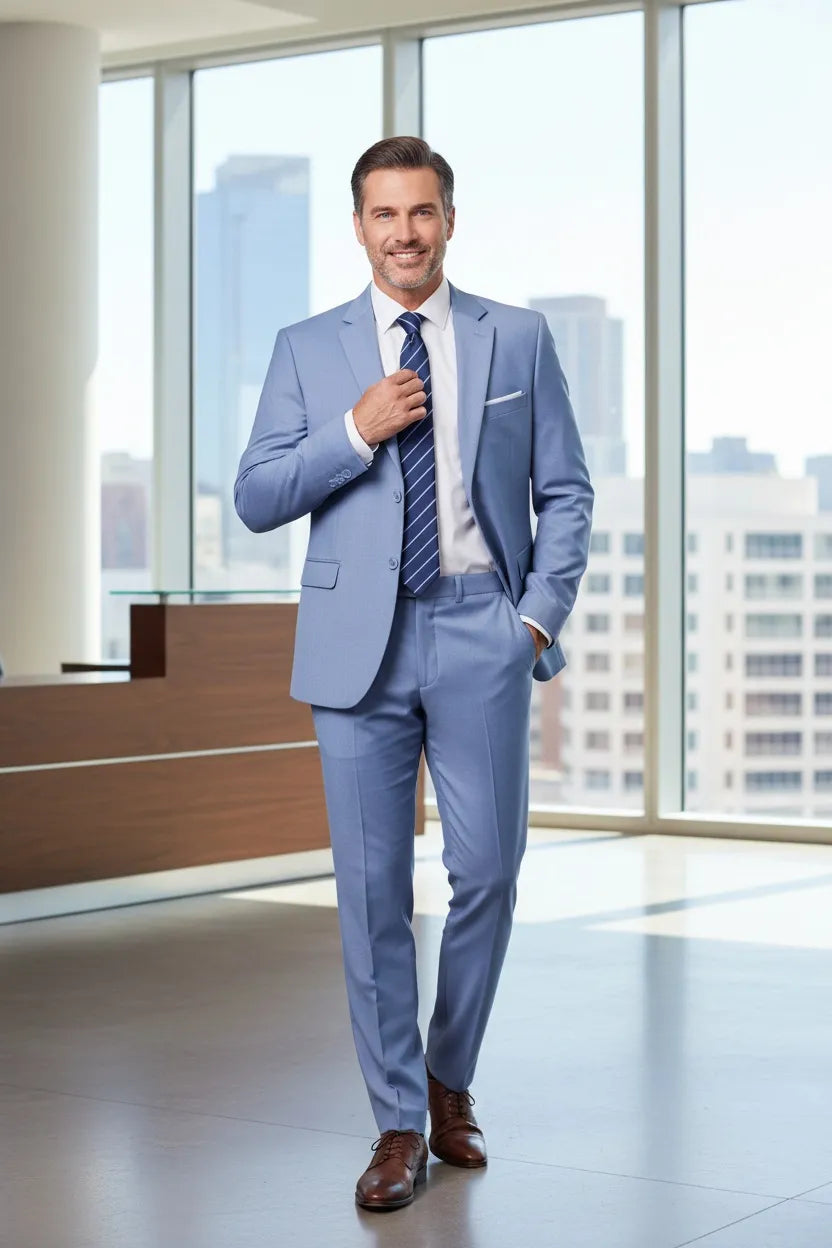 BRIAN™ | Men's Office-Style Two-Button Two-Piece Suit