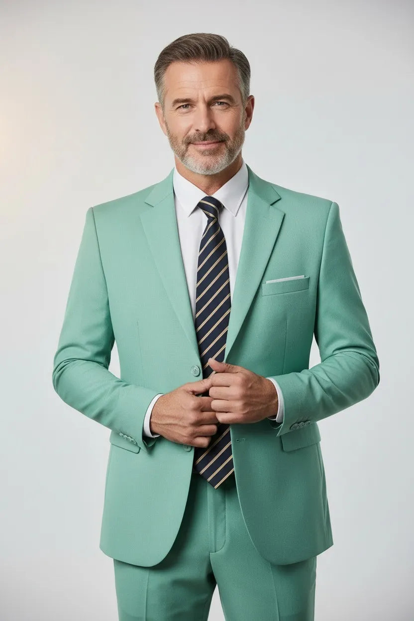 BRIAN™ | Men's Office-Style Two-Button Two-Piece Suit