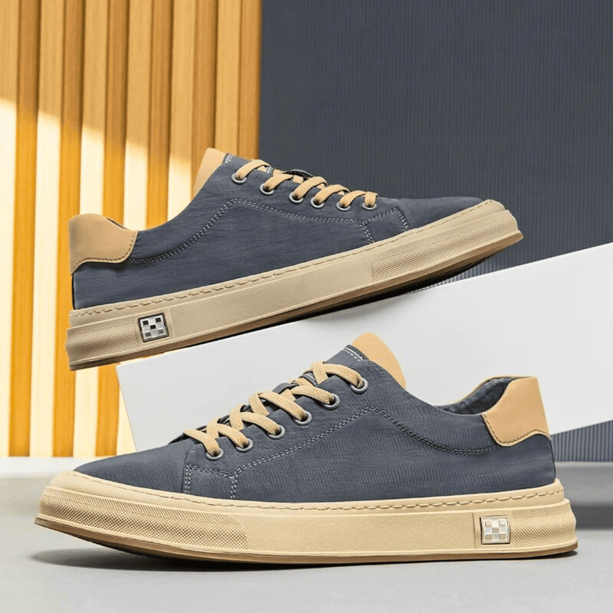 BRIAN™ | MENS CANVAS TRAINERS
