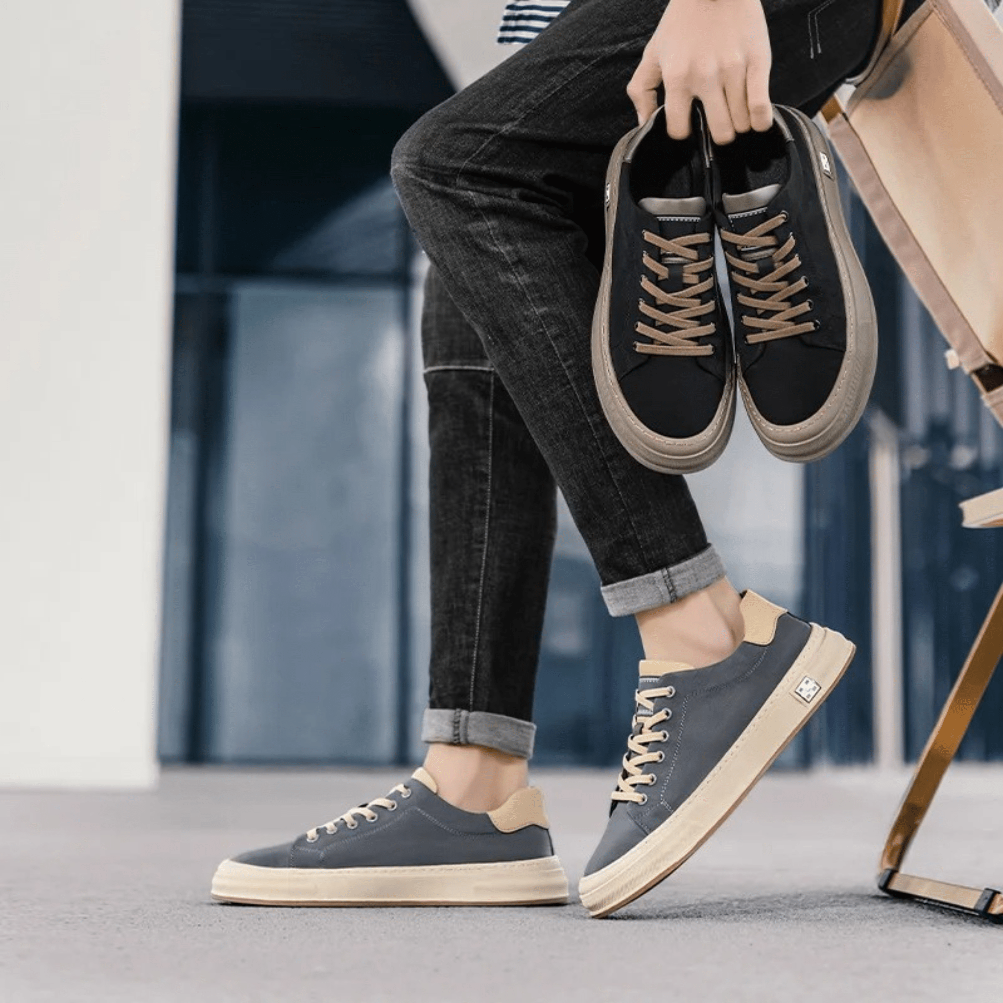 BRAIN™ | MENS CANVAS TRAINERS