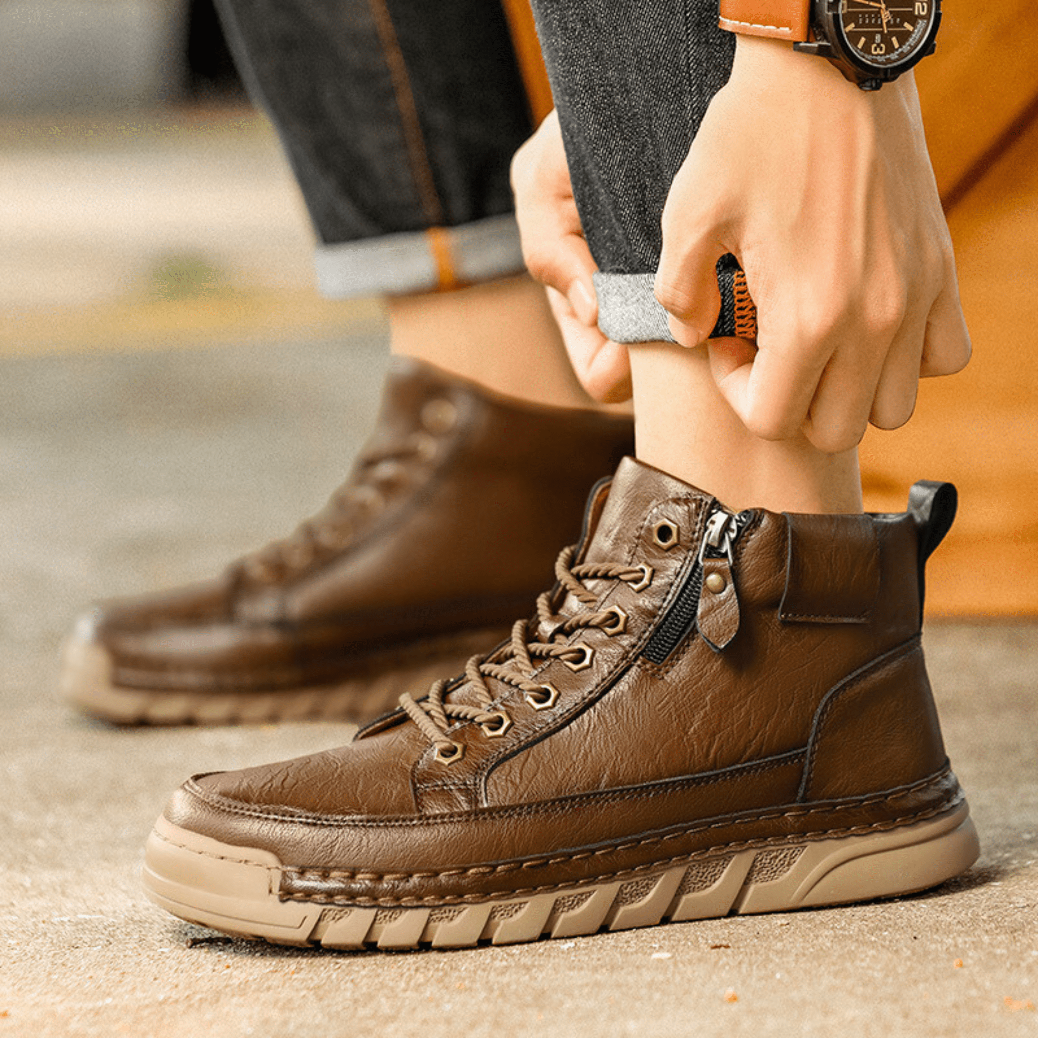 BRAIN™ | LEATHER BOOTS