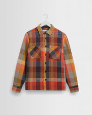 BRIAN™ | Whiting - Orange Pike Check Overshirt