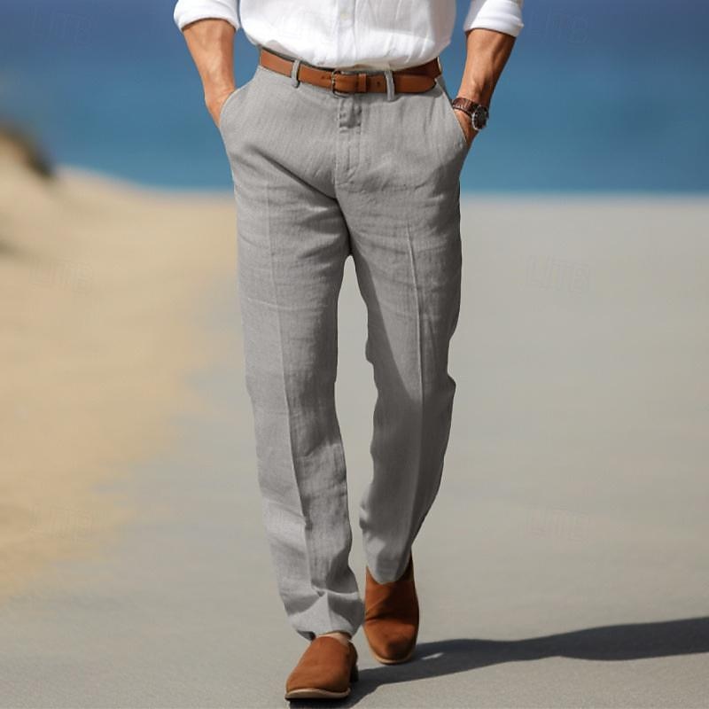 BRAIN™ | Mens Premium Linen Trousers