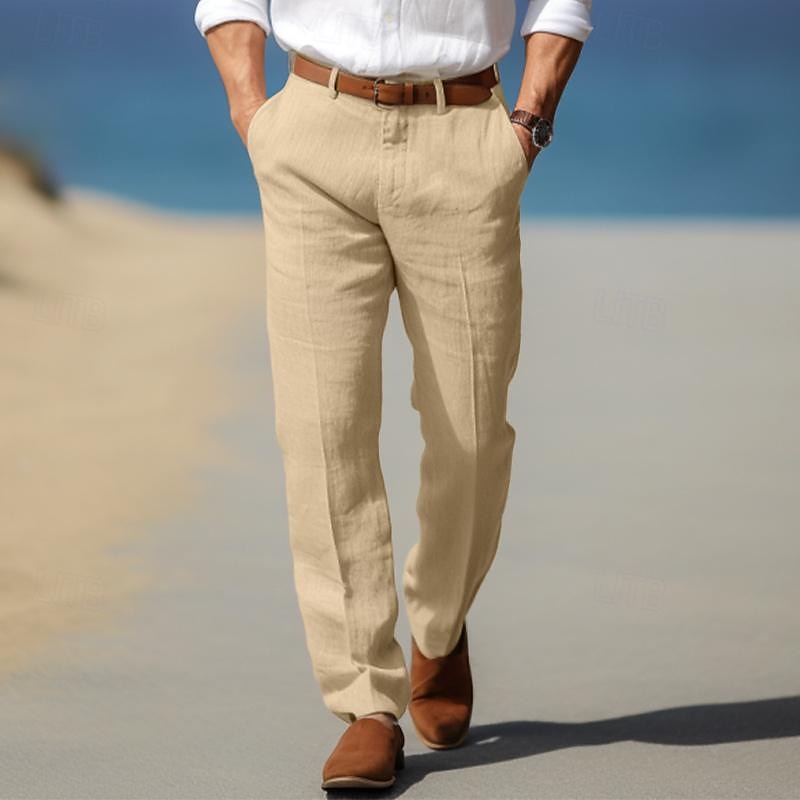 BRAIN™ | Mens Premium Linen Trousers